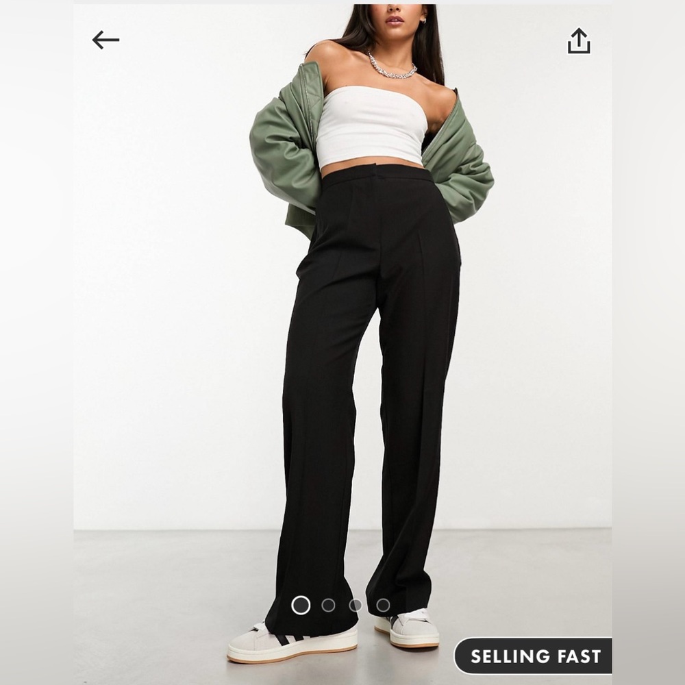 ASOS Hourglass Straight Leg Pants size S